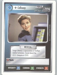 Calloway | Star Trek CCG 1994 White Border | Near Mint - Picture 1 of 2