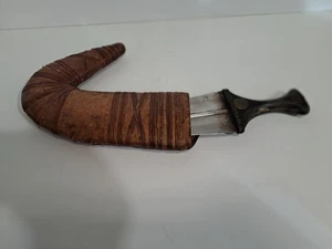 Couteau ancien oriental - arme traditionnelle originaire du Yémen - Imagen 1 de 10