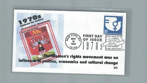 1999 First day Cover #3189j Woman's rights  1970s WII Cachet - Picture 1 of 2