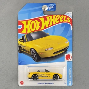 Hot Wheels '91 Mazda MX-5 Miata gelb HW J-Imports 6/10 120/250 - Bild 1 von 10