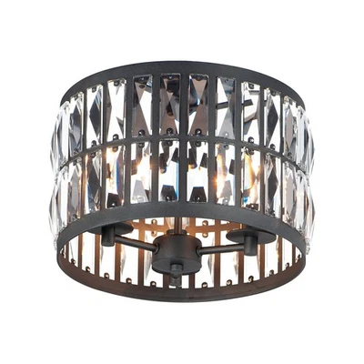 Maxim Lighting 21810BCBK Madeline Flush Mount Black - Image 1 of 4