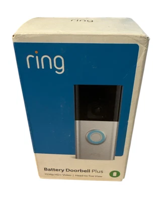 Ring Battery Doorbell Plus 1536p HD+ Video Head-2-Toe View Camera - Image 1 of 2