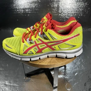 Asics Gel-Blur 33 Yellow/Red Athletic Running Shoes Sneaker Women's Sz 8.5 T2H8N - Picture 1 of 8