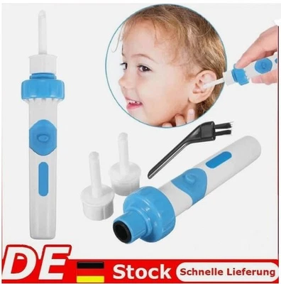 MARKENLOS Elektrischer Ohrenschmalz Ohrwachs Entferner Ohrenreiniger Ohr Reinigung Sauger