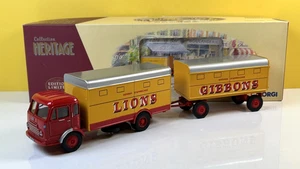 CORGI HERITAGE 1/50 72906 SIMCA CARGO FOURGON AVEC REMORQUE 'LIONS & GIBBONS' - Picture 1 of 12