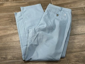 Pantalones elásticos POLO Ralph Lauren The Classic Fit talla 36x30 azul marino claro nuevos - Imagen 1 de 5