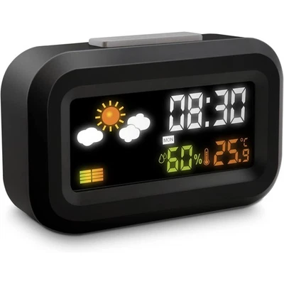 Despertador digital de viaje LCD Metronic 477340