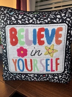 Ashland Believe In Yourself Phrase Printed Throw Pillow - Image 1 of 2
