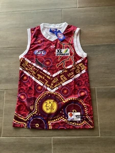 AFL Brisbane Lions Indigenous design jersey size extra large, free post - Picture 1 of 2