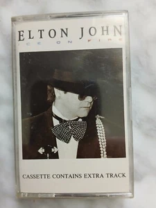 Elton John - Ice On Fire Cassette Tape Tested - Imagen 1 de 6