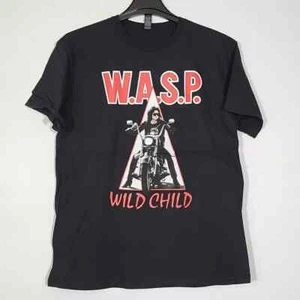 W.A.S.P. Wild Child Official WASP T-Shirt Black Mens Band Logo Size S-3XL - Picture 1 of 6