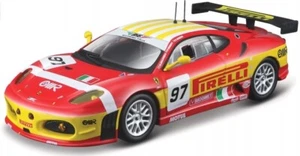 BURAGO, FERRARI F430 GT2 #97 2008 rouge et jaune, échelle 1/43, BUR36303RO - Imagen 1 de 1