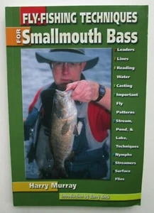 Fly-Fishing Techniques for Smallmouth Bass by Harry Murray Fly Fishing Book - Picture 1 of 12