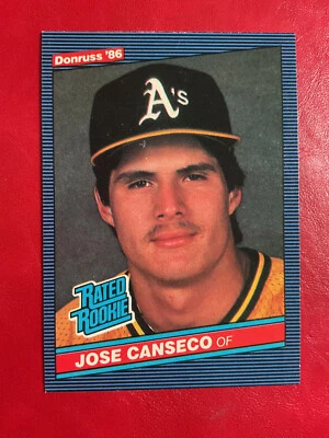 Jose Canseco Donruss Rookie & more " YOU PICK " Rangers A's Red Sox Yankees MLB - Image 1 of 4