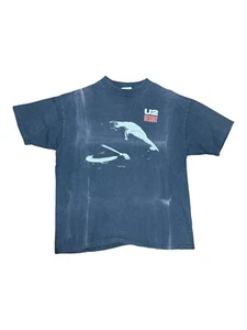 Vintage 80s 1988 U2 "Desire" Super Faded Band Tee Size XLarge Hanes Beefy Bono - Picture 1 of 6
