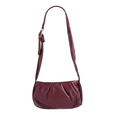 Laura Di Maggio Italian Made Bordeaux Red Leather Small Purse Handbag Foto 1 de 3