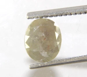 Diamante talla rosa forma ovalada color gris natural de 1,39 quilates 7,26 x 6,20 x 3,32 mm - Imagen 1 de 24