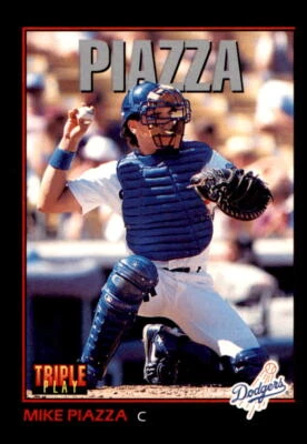 1993 Triple Play #55 Mike Piazza - Image 1 of 2