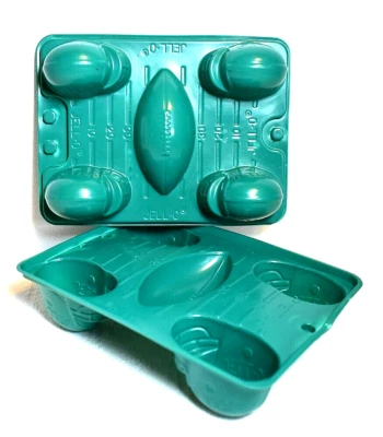 Football Helmets, Plastic Jello Molds, 2 Sets Gelatin Great for Delicious Shots! - Image 1 of 4