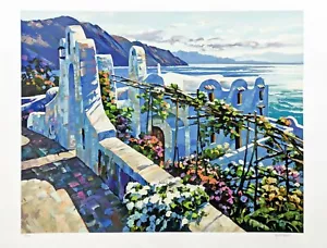 HOWARD BEHRENS "RHODES" 1992 | SIGNED SERIGRAPH | OTHERS AVAIL | MAKE AN OFFER - Picture 1 of 2