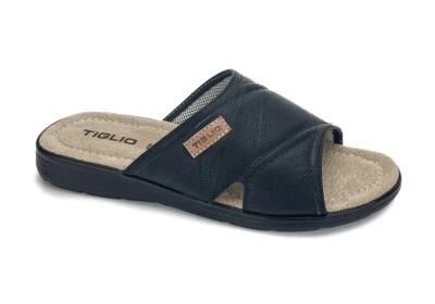 TIGLIO 801 AZUL NEGRO GRIS MARRO' ZAPATILLAS HOMBRE PLANTILLA PIEL 39/47 - Imagen 1 de 4