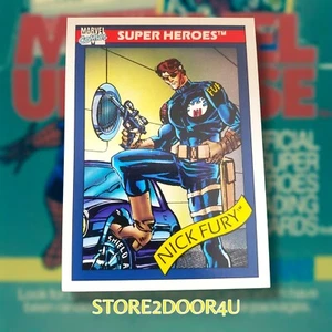 1990 MARVEL UNIVERSE BASE CARD #5 NICK FURY (Impel) - Picture 1 of 4