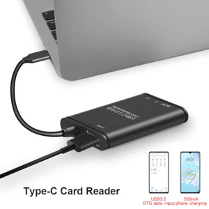 ZHENGJIU USB 3.1 Tipo C a USB 3.0 Adaptador OTG Lector de Tarjetas de Memoria TF - Picture 1 of 8