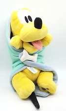 Disney Theme Parks Babies Pluto Swaddled Baby Blanket Plush Dog 11