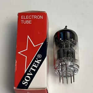 1 X - 12AX7WB SOVTEK TUBE. SILVER PLATES. INVERTED CUP GETTER. 23. CH120 - Picture 1 of 4