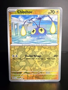 Pokémon TCG - CHINCHOU - 048/142 - Reverse Holo - Stellar Crown (2024) - NM/MINT - Picture 1 of 1