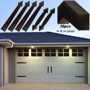 Magnetic Garage Door Decoration Kit Hardware Garage Door for 2 Car Garage 38Pcs - Picture 1 of 10