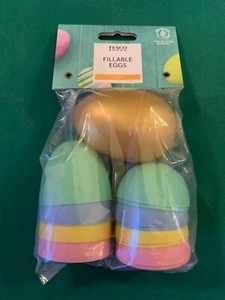 Filler Eggs Golden Egg Easter Hunt Gift Plastic Fillable Party Decor DIY Game - Picture 1 of 2