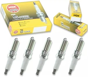 NGK PLATINUM Spark Plugs Set of 5 for Volvo S60 2.3L 2.4L 2.5L 2004-2009 - Bild 1 von 1