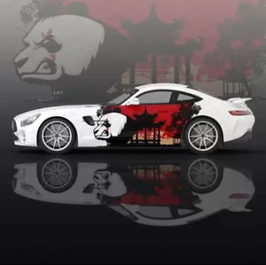 Calcomanía lateral personalizada para carreras Samurai librea; inspirada en JDM en Panda - Imagen 1 de 1