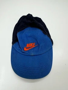 Nike Childrens Baseball Hat Blue Logo Embroidered Adjustable Cap - Picture 1 of 9