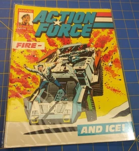 Marvel Action Force G.I. Cómic de Joe 1987 6 de junio número 14 impresos en el Reino Unido - Imagen 1 de 13