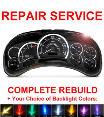 2002-2006 Cadillac Escalade Speedometer Instrument Gauge Cluster Panel REPAIR - Image 1 of 4