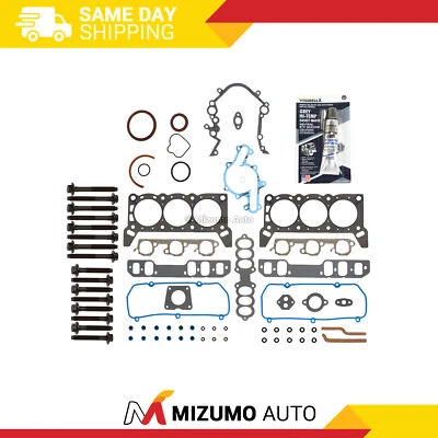 Full Gasket Set Head Bolts Fit 94-95 Ford Thunderbird Cougar V6 3.8L OHV VIN 4 - Image 1 of 4