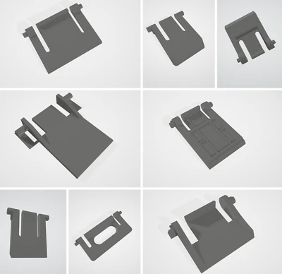 2x Gaming Ersatz Tastaturfüße | Fuß | Keyboard | MSI | Razer | Corsair | Roccat - Bild 1 von 2