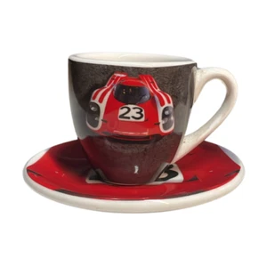 Porsche Espressotasse mit Untertasse Espresso Gläser 917 KH-Coupe Tasse Glas - Bild 1 von 4