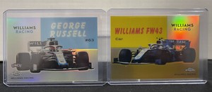 2020 Topps Chrome Formula 1 F1 - George Russell 54W-15 RC + Williams Gold 22/50