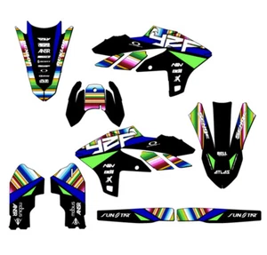2023-2025 YZ 450 F SERAPE Black Senge Graphics Kit Compatible with Yamaha - Picture 1 of 10
