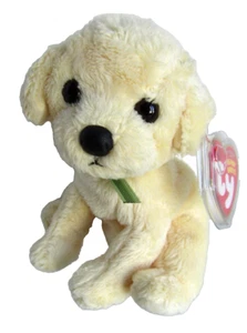 Ty Beanie Babies Puppy Dog BOUNDS the Golden Retriever, 2007, como nuevo con etiqueta colgante - Imagen 1 de 2