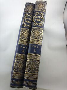 THE WORKS OF WILLIAM HOGETH en 2 Vols avec 150 gravures pleine page - Rare vers 1840