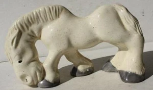 Figura de burro de caballo 1969 Gare caballo blanco cabeza de burro de pie cerámica -- - Imagen 1 de 1