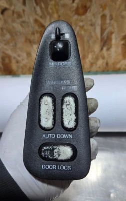 93-97 FORD PROBE GT POWER MASTER INTERRUPTOR DE VENTANA LADO DEL CONDUCTOR ESPEJO RETROVISOR IZQUIERDO OEM DESVANECIDO Foto 1 de 4