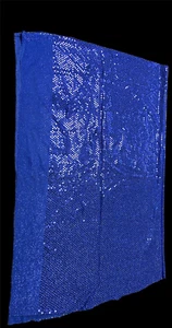 Electric Blue Sequin Fabric ~ 3 yards - NEW - Picture 1 of 1