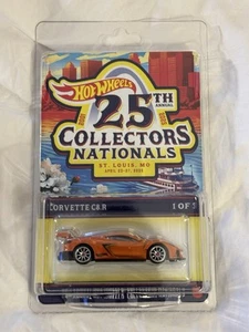 Hot Wheels 25th Collectors Nationals St Louis 2025 Corvette C8.R Orange IN HAND - Picture 1 of 1