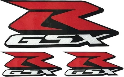 GSXR 600 750 1000 250 Modelos Reflectante Motocicleta Plana Lisa Bicicleta Calcomanía Adhesiva Foto 1 de 2