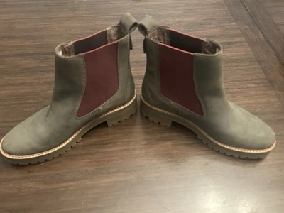 Timberland Mujer Talla 9 Courmayeur Valley Chelsea Botas Olive Nubuck Foto 1 de 4